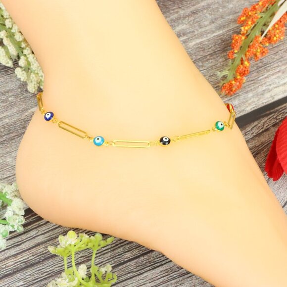 "Elegant Handmade Anklet – Delicate Jewelry for Women, MAR091481 - Picture 9 of 10